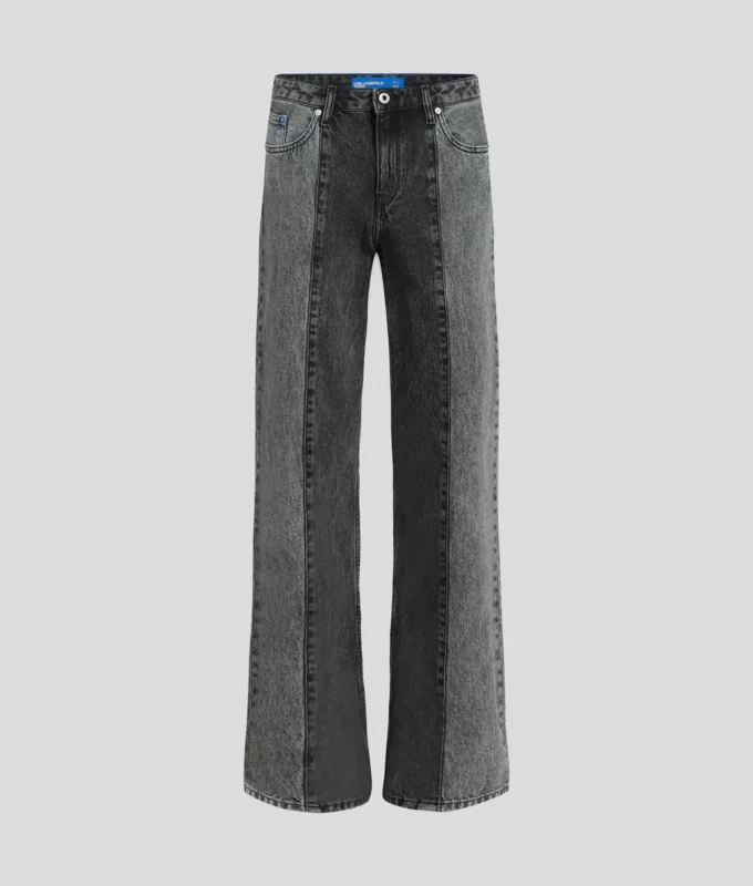 TVÅFÄRGADE MID-RISE RELAXED JEANS