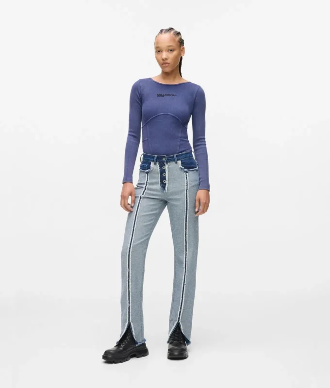 Tvättad bodysuit