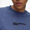 Tvättad T-shirt med logo Tvättad T-shirt med logo