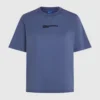 Tvättad T-shirt med logo Tvättad T-shirt med logo