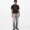 Tvättade raka jeans