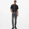 Tvättade slim jeans Tvättade slim jeans