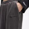 Tvättade sweatpants med vida ben Tvättade sweatpants med vida ben