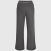 Tvättade sweatpants med vida ben Tvättade sweatpants med vida ben