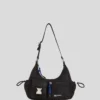 UTILITY COATED DENIM SHOULDER BAG
