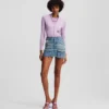 UTILITY DENIM MINI SKIRT