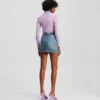 UTILITY DENIM MINI SKIRT