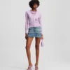UTILITY DENIM MINI SKIRT