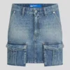UTILITY DENIM MINI SKIRT