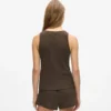 Vaffelstickad loungewear-linne Vaffelstickad loungewear-linne