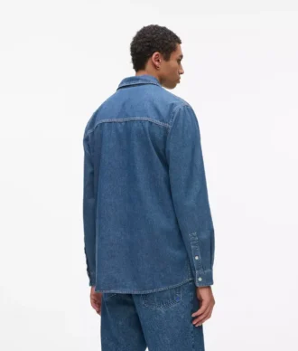 Vanlig denimskjorta