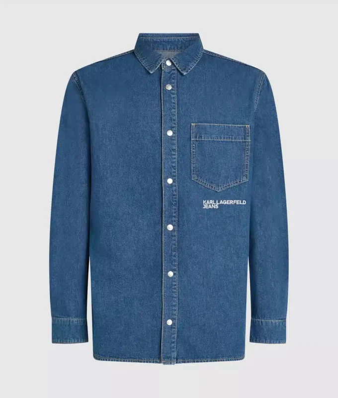 Vanlig denimskjorta Vanlig denimskjorta