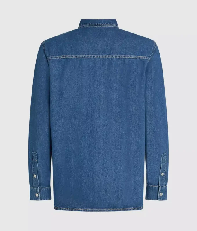Vanlig denimskjorta Vanlig denimskjorta