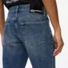 Vintage-tvättade raka jeans Vintage-tvättade raka jeans