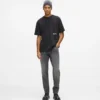 Vintage-tvättade tapered jeans Vintage-tvättade tapered jeans