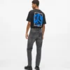 Vintage-tvättade tapered jeans Vintage-tvättade tapered jeans