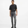 Vintage-tvättade tapered jeans Vintage-tvättade tapered jeans