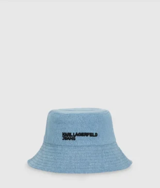 Vändbar bucket hat i denim