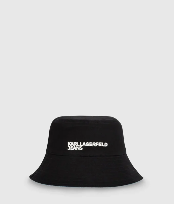 Vändbar bucket hat i denim Vändbar bucket hat i denim