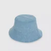 Vändbar bucket hat i denim Vändbar bucket hat i denim