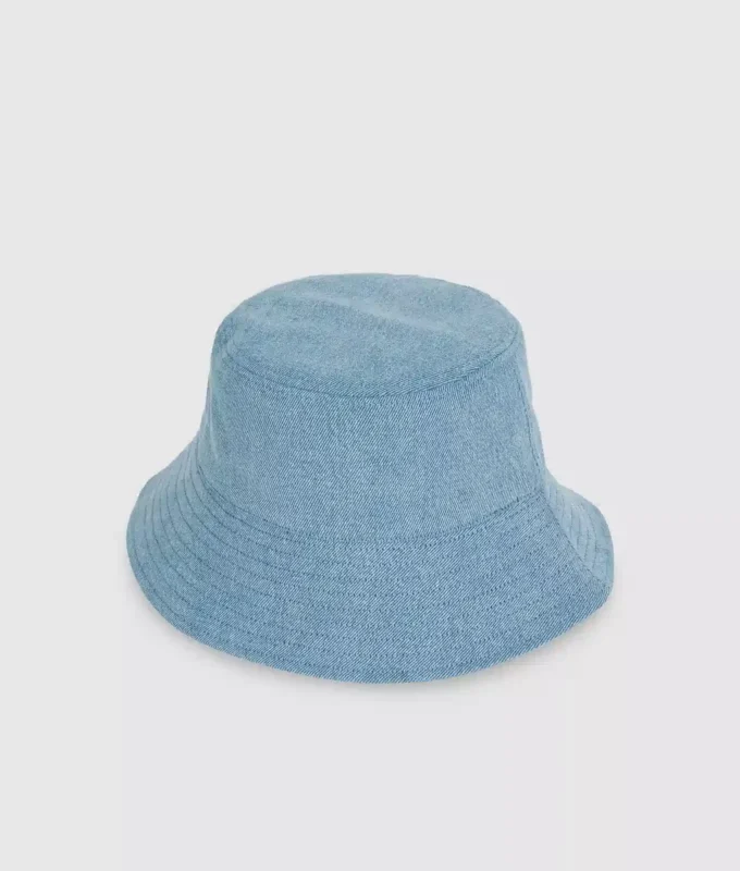Vändbar bucket hat i denim Vändbar bucket hat i denim