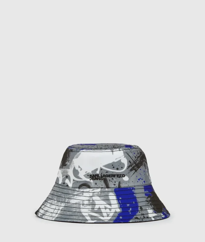 Vändbar graffitibucket hat Vändbar graffitibucket hat