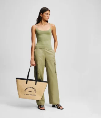 Vävd totebag Rue St-Guillaume