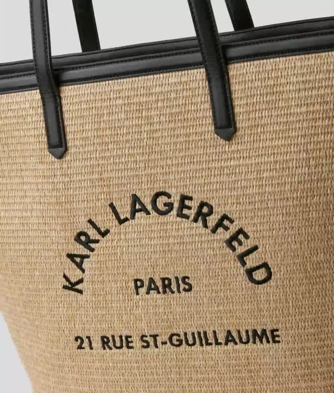 Vävd totebag Rue St-Guillaume Vävd totebag Rue St-Guillaume
