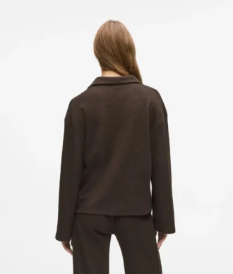 Waffle loungewear polotröja