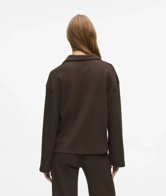 Waffle loungewear polotröja Waffle loungewear polotröja