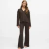 Waffle loungewear polotröja Waffle loungewear polotröja