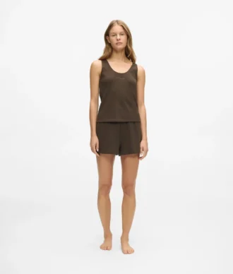 Waffle loungewear shorts