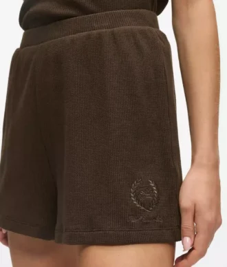 Waffle loungewear shorts